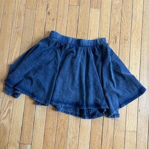 Urban Outfitters Blue Denim Skater Circle Skirt